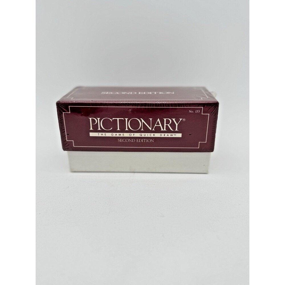 Pictionary Second 1987 Edition Game Card Set New Vintage SEALED